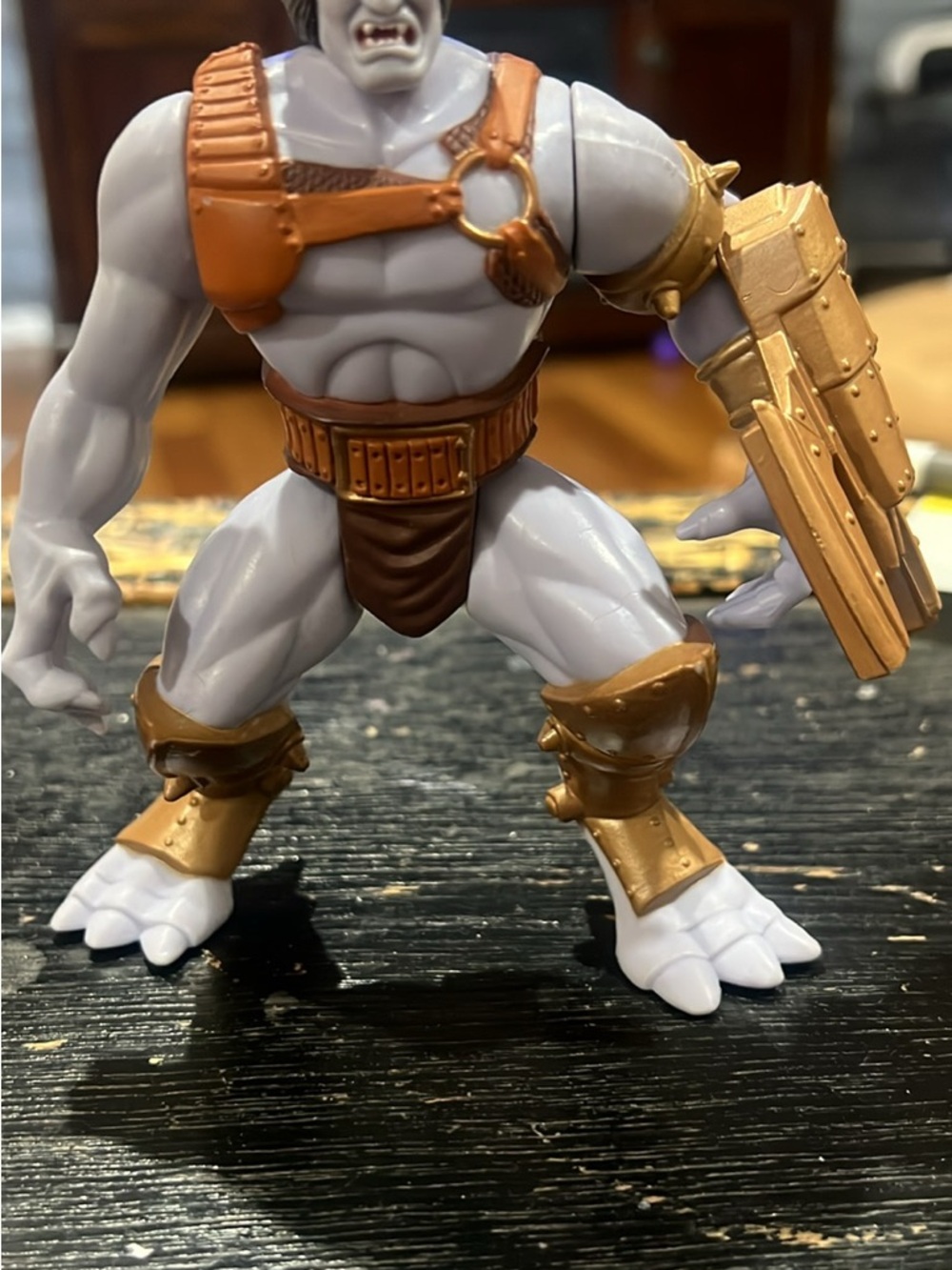 Gray and Gold Gargoyle Action Figure